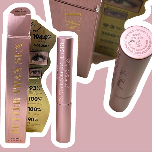 Too Faced Better Than Sex Mascara - 0.27oz. - #1 Selling Mascara In America! - Picture 1 of 9